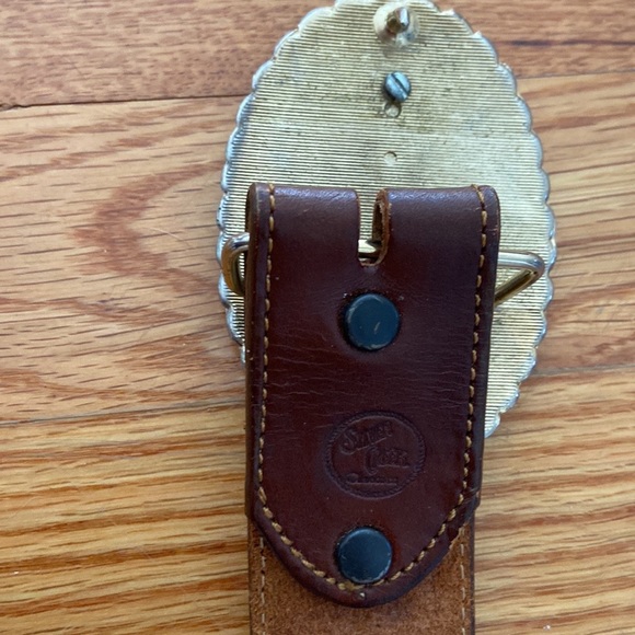 Leegin Vintage “Silver Creek Collection” Leather Belt Made in USA - Picture 5 of 13